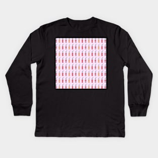 Soda pattern Kids Long Sleeve T-Shirt